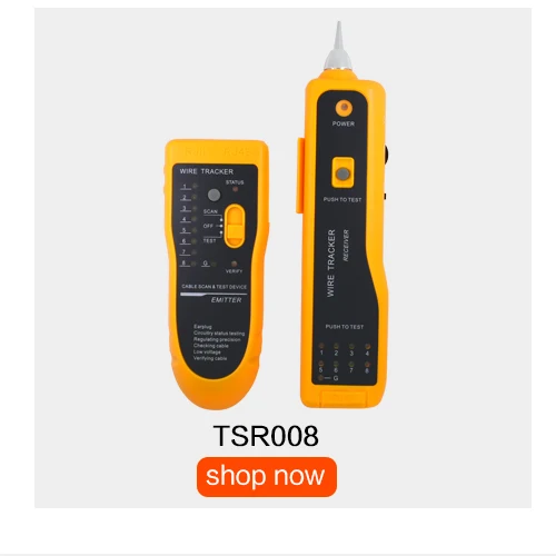 TISHRIC JW-360 сетевой кабель LAN тестер Cat5 Cat6 RJ45 UTP STP линия Finder телефонный провод трекер Tracer диагностический тон набор инструментов