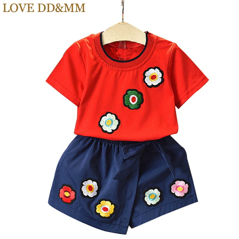 Комплект для девочек LOVE DD & MM Новинка лета 2020 детская одежда футболка с коротким
