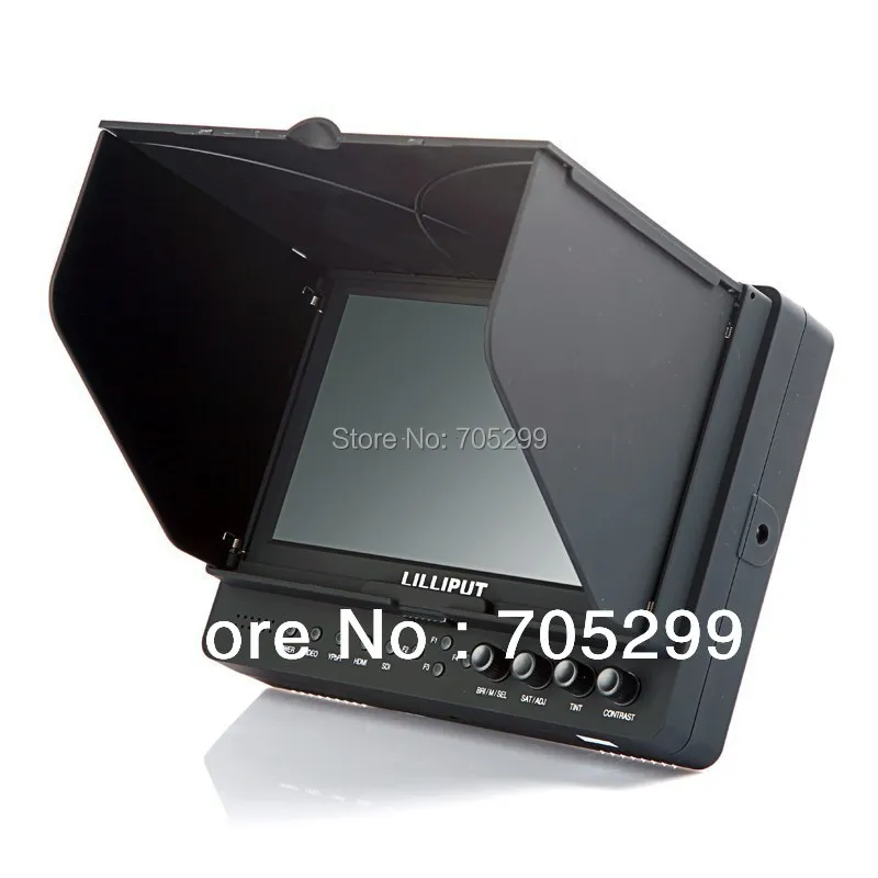 Монитор Lilliput для камеры 665 7 дюймовый HD полевой dslr монитор HDMI с композитным YPbPr