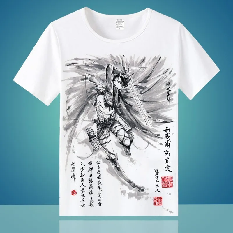 Повседневная футболка с аниме атака на Титанов 3 Touken Ranbu Online Saiyuki, мужские и женские футболки, модная футболка с коротким рукавом - Цвет: 01