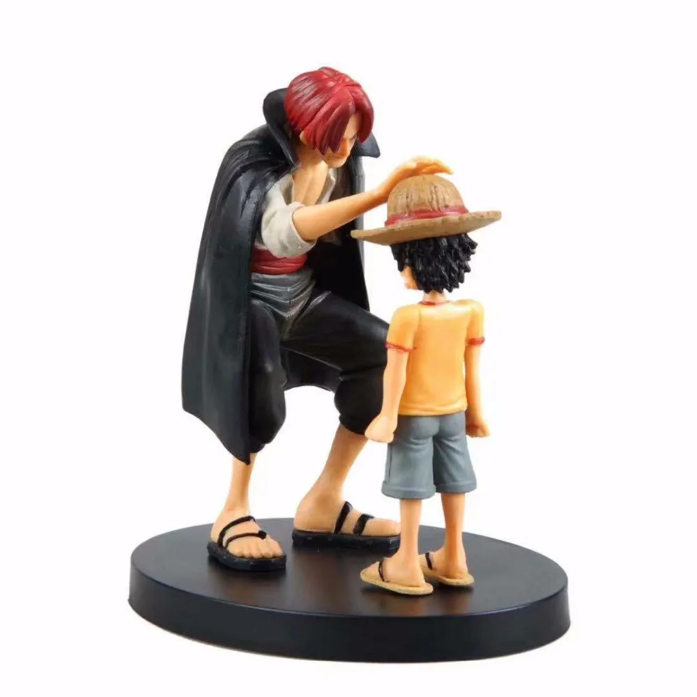 Аниме One Piece Экшн фигурки соломенная шляпа Луффи Шанкс красные волосы фигурка