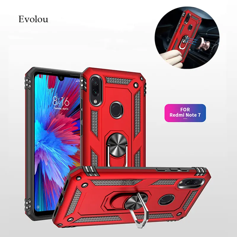 Чехол для Xiaomi Redmi K20 Pro 7 автомобильный держатель магнитная защита на присоске Note 8