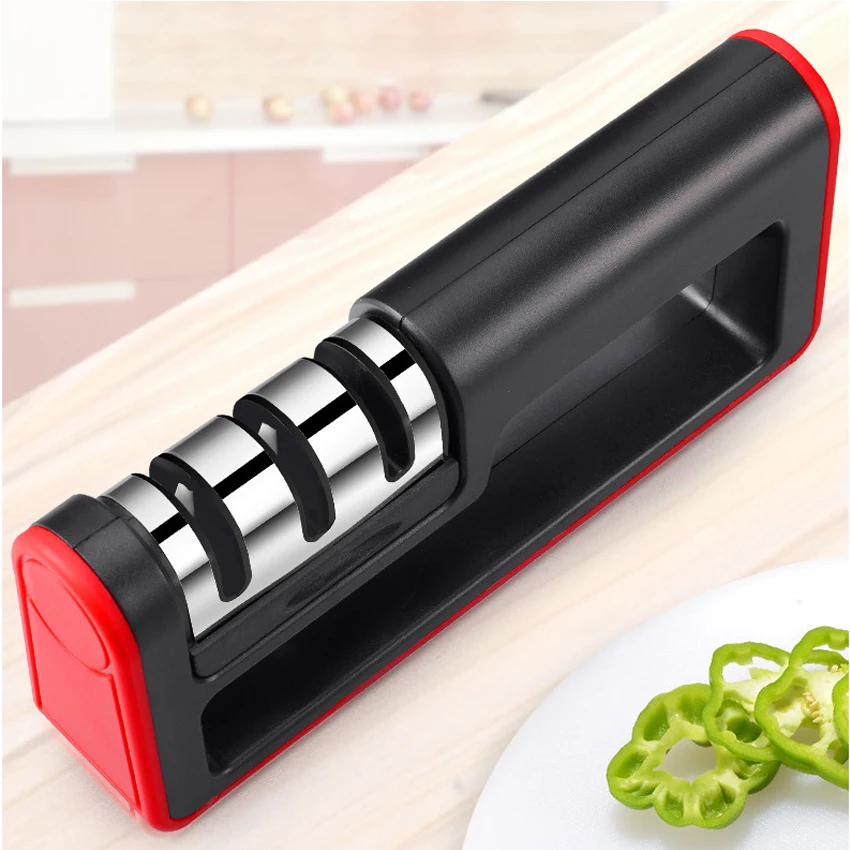 Multifunctional 3 Stages Knife Sharpener diamond Quick Professional Kitchen Knife sharpening Tools Sharpening Stone