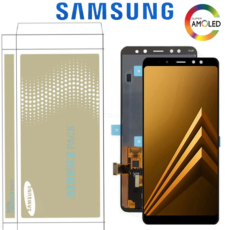 Оригинальный Super AMOLED экран 6 0 дюйма для SAMSUNG GALAXY A8 Plus 2018 A730 ЖК дисплей с