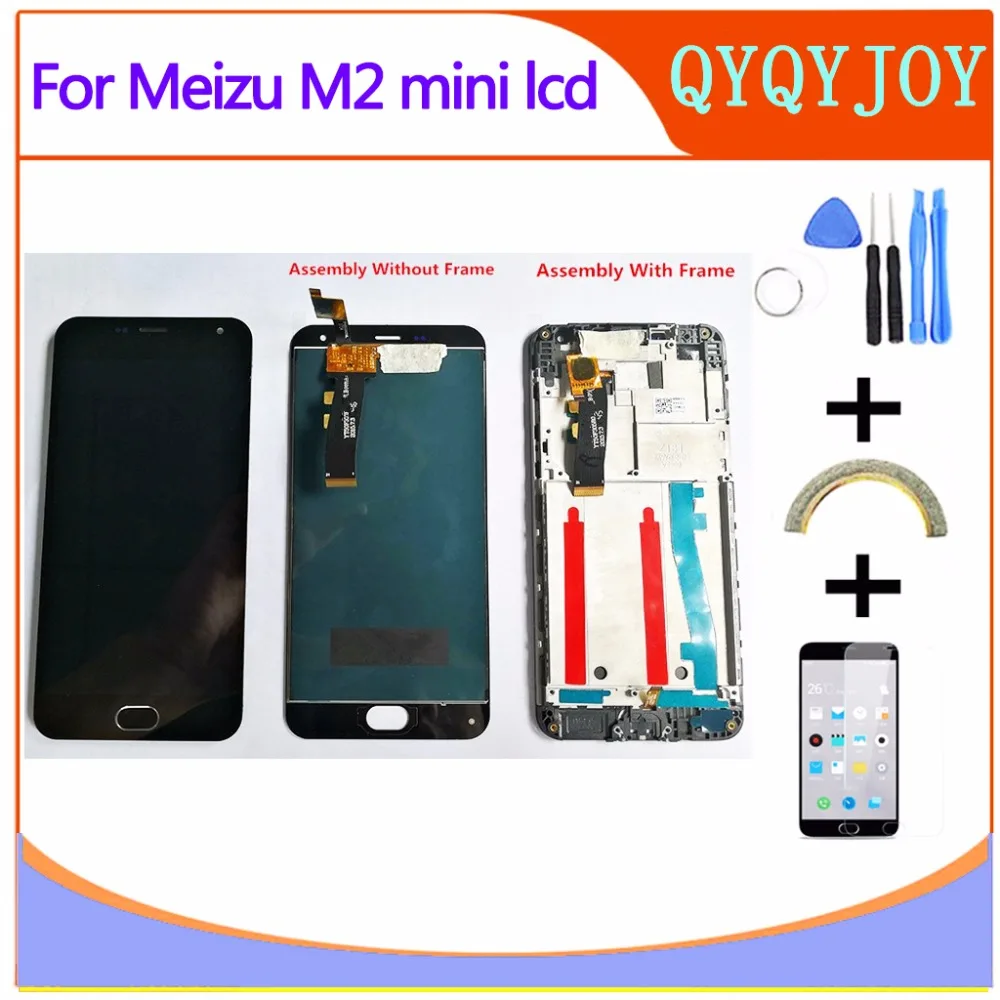 Оригинальный ЖК дисплей + рамка для MEIZU M2 Mini Замена экрана MINI дигитайзер в сборе|lcd
