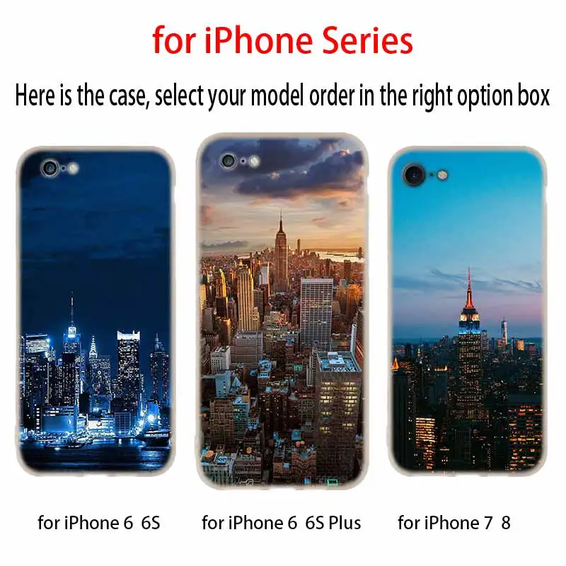 Чехлы для телефонов силиконовый мягкий чехол iPhone 11 Pro X XS Max XR 6 6S 7 8 Plus 5 4S SE NYC NEW YORK City