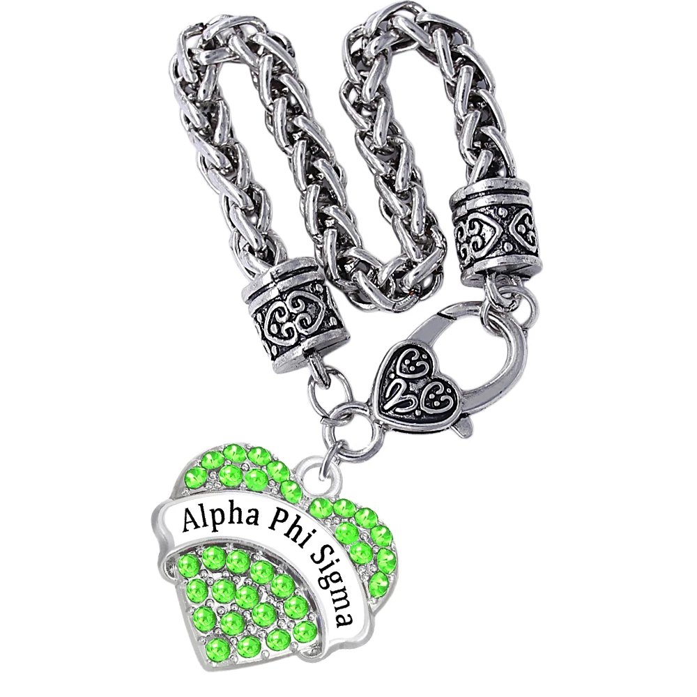 Новые продукты греческое общество Alpha Phi Sigma ювелирные изделия для братьев Стразы