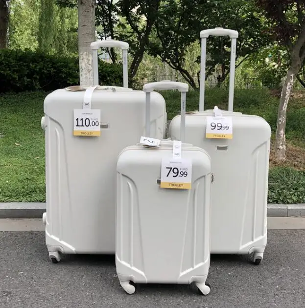 set of 3 Travel tale 20 дюймов 24 дюйма 28 дюймов abs жесткие стороны расширяемый чемодан на колесиках, чемодан, 3 предмета в комплекте, набор багажных чемоданов на колесах - Цвет: set of 3