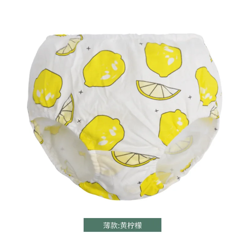 21 0-7Y Baby Girls Panties Toddler Boys Underwears Infant Cotton Training Reusable Nappy Washable Diapers Cover Cartoon Bread Pants - Цвет: 21