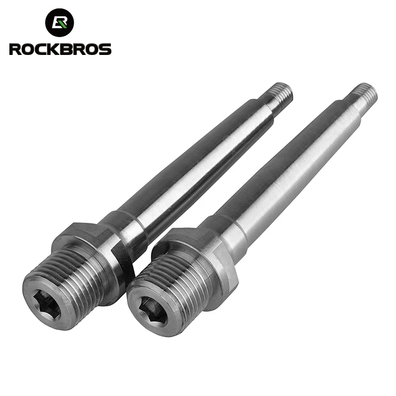 ROCKBROS велосипед титановый сплав Ti педаль Ось шпинделя педали подшипник Сверхлегкий педаль ciclismo шпиндель часть ciclismo 1 пара