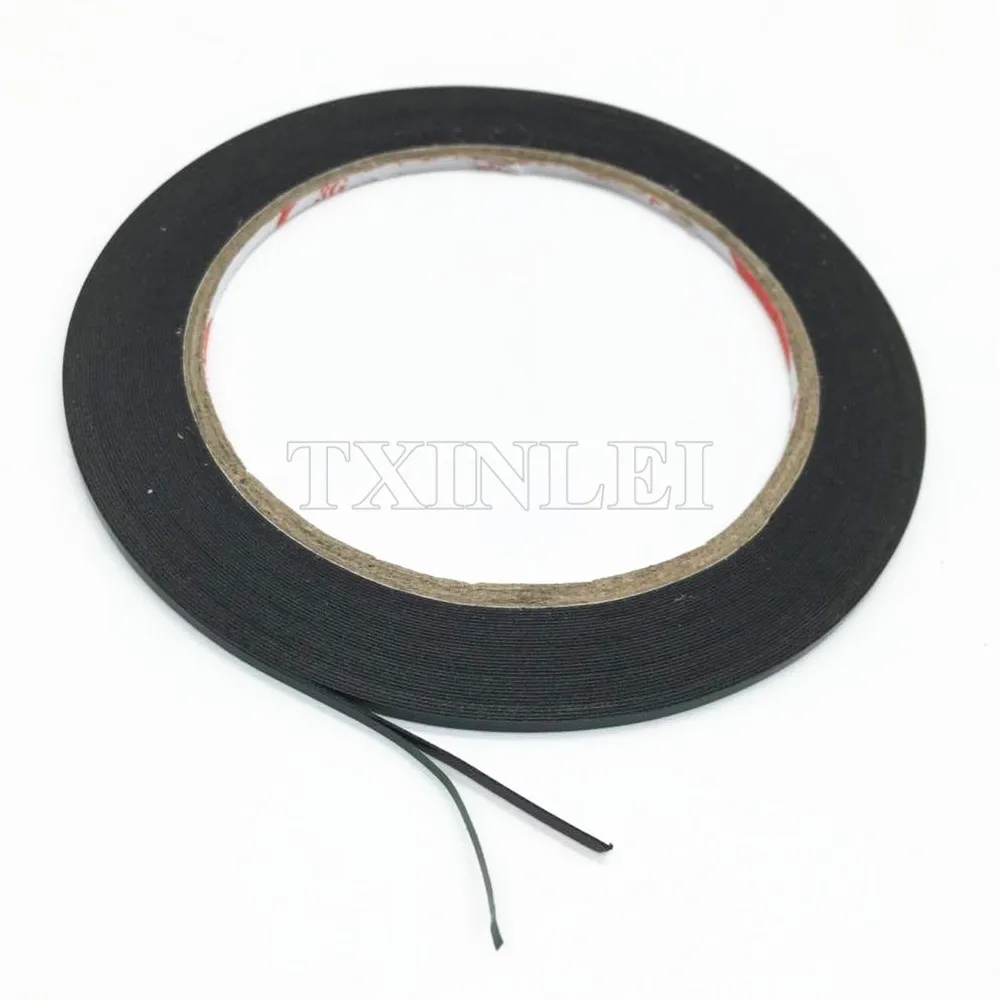 2 мм х 10 м двухсторонняя клейкая Черная Пена лента для ремонта сотового телефона
