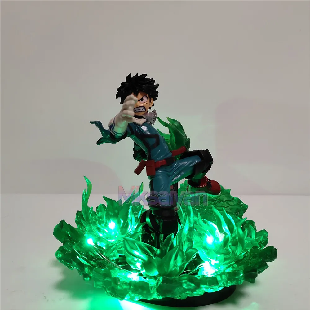 My Hero Academy Фигурка DIY светодиодный светильник Bakugou кацуки против Midoriya Izuku ПВХ Модель Boku no Hero Academy фигурки