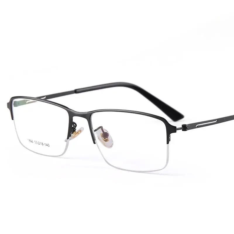 High Quality Designer fashion Glasses Frame Men Myopia Optical Half Alloy Prescription Big box 906 | Аксессуары для одежды