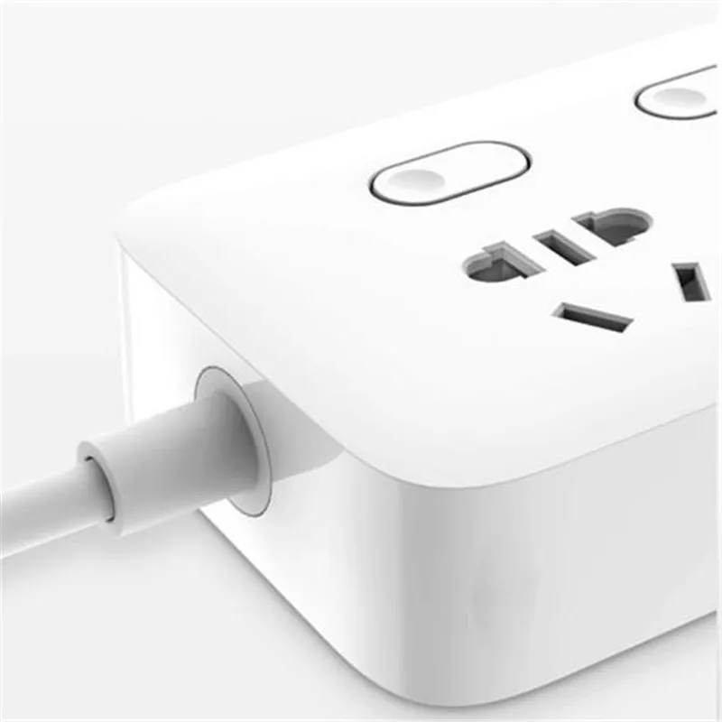 Оригинальный блок питания Xiaomi 4 розетки индивидуальные переключатели управления