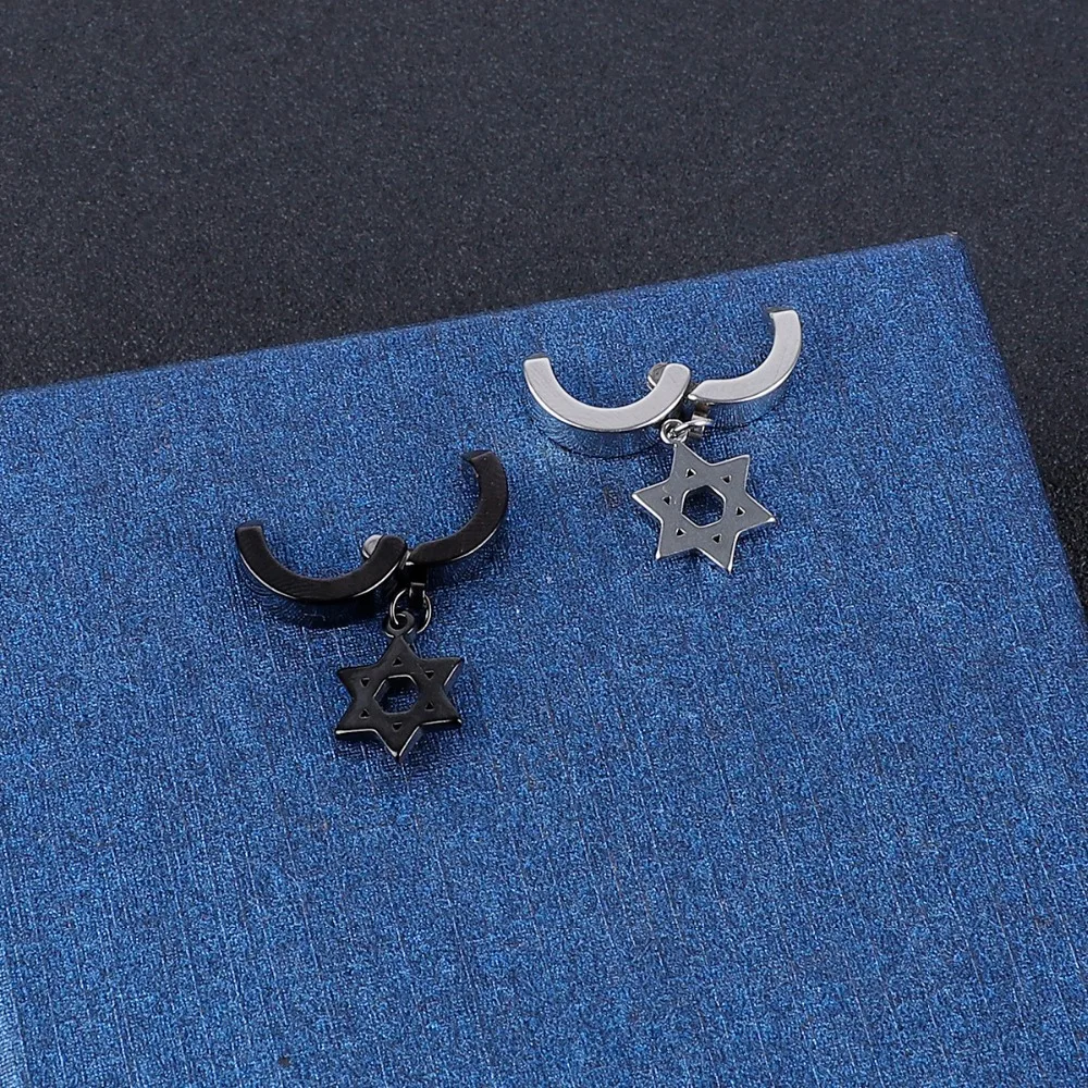 1 шт. Модные популярные серьги из нержавеющей стали нержавеющая сталь череп с