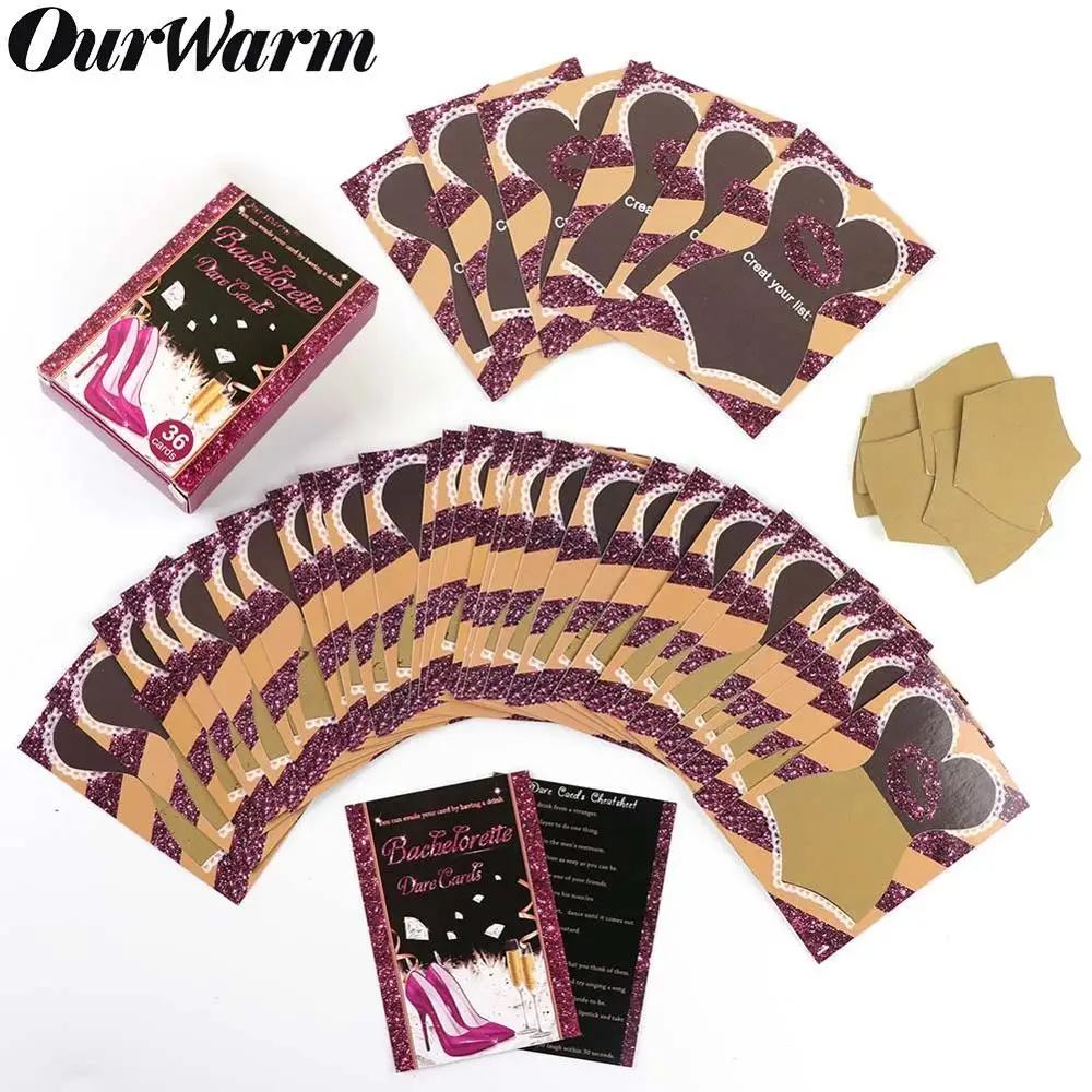 OurWarm 36 шт. девичник холостяцкая Вечеринка вечерние смелые карточки невесты чтобы