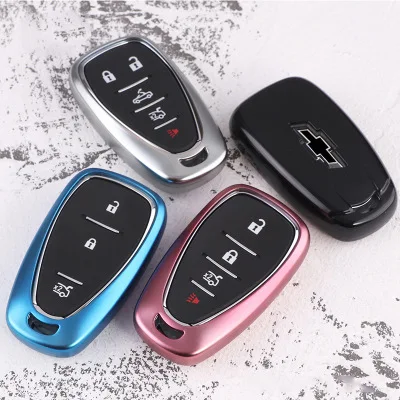 Новые Мягкие ТПУ чехлы для автомобильных ключей чехол chevrolet cruze spark sonic camaro Volt Bolt Trax