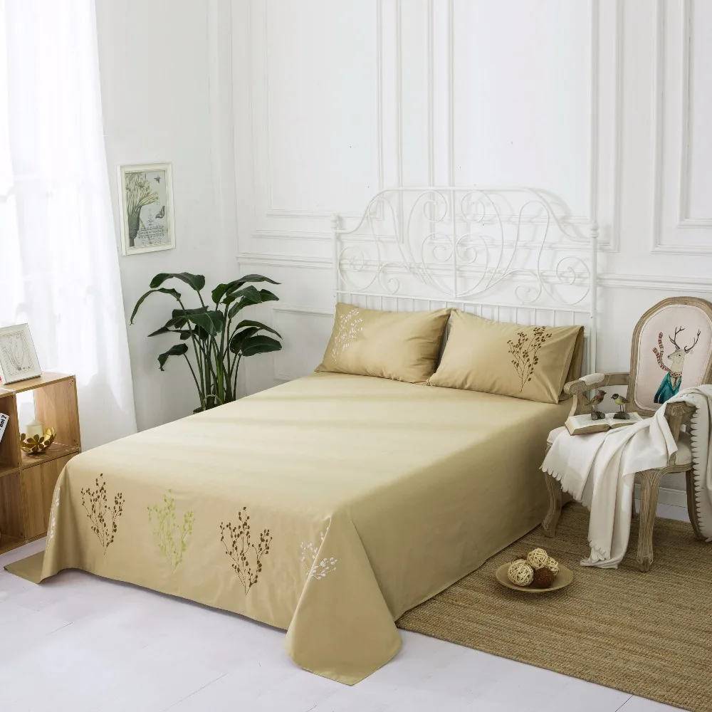 Цельнокроеное покрывало с цветочной вышивкой Kaylee для свадебного декора