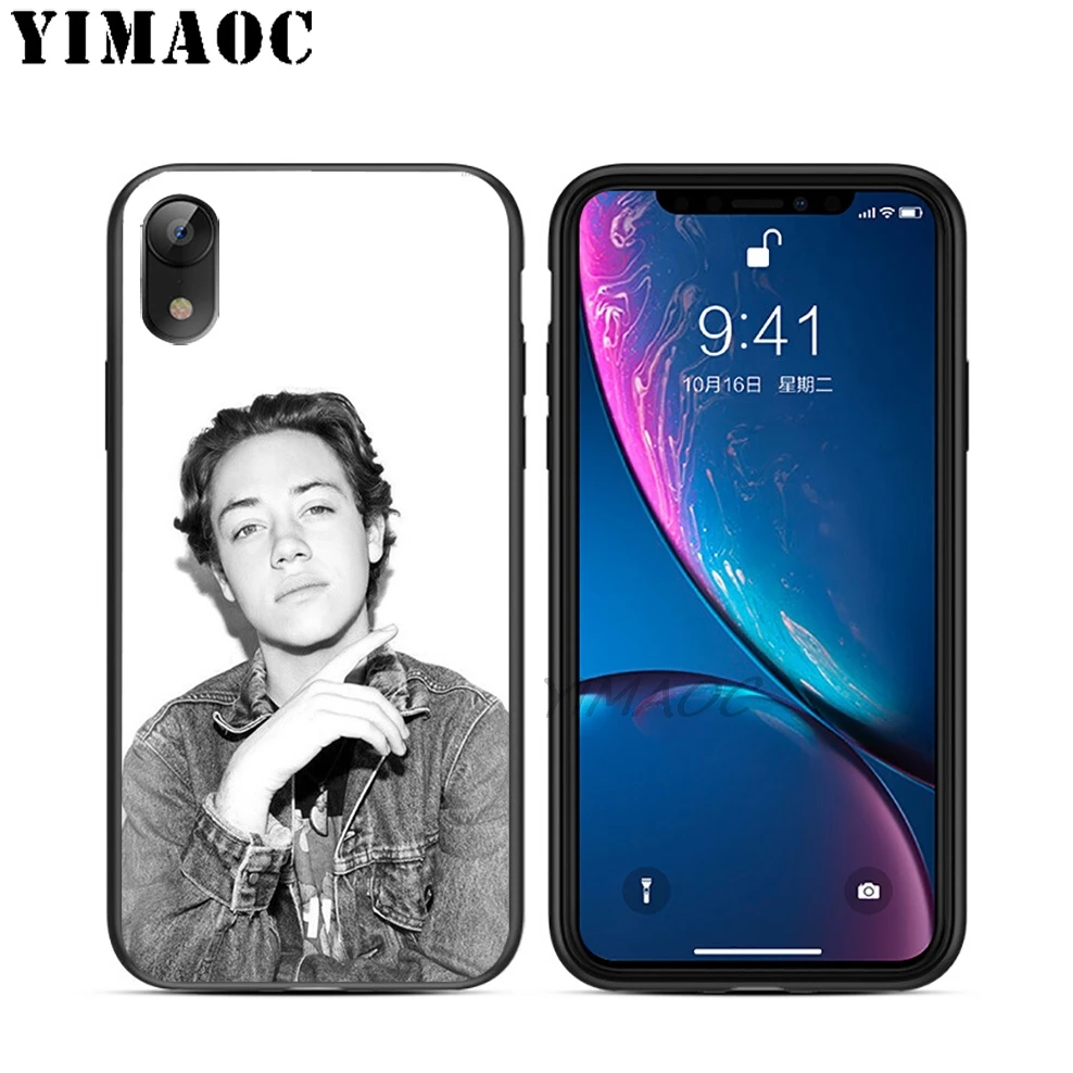 YIMAOC бесстыдный Забавный ТВ мягкий ТПУ Черный силиконовый чехол для iPhone X или 10 8 7 6