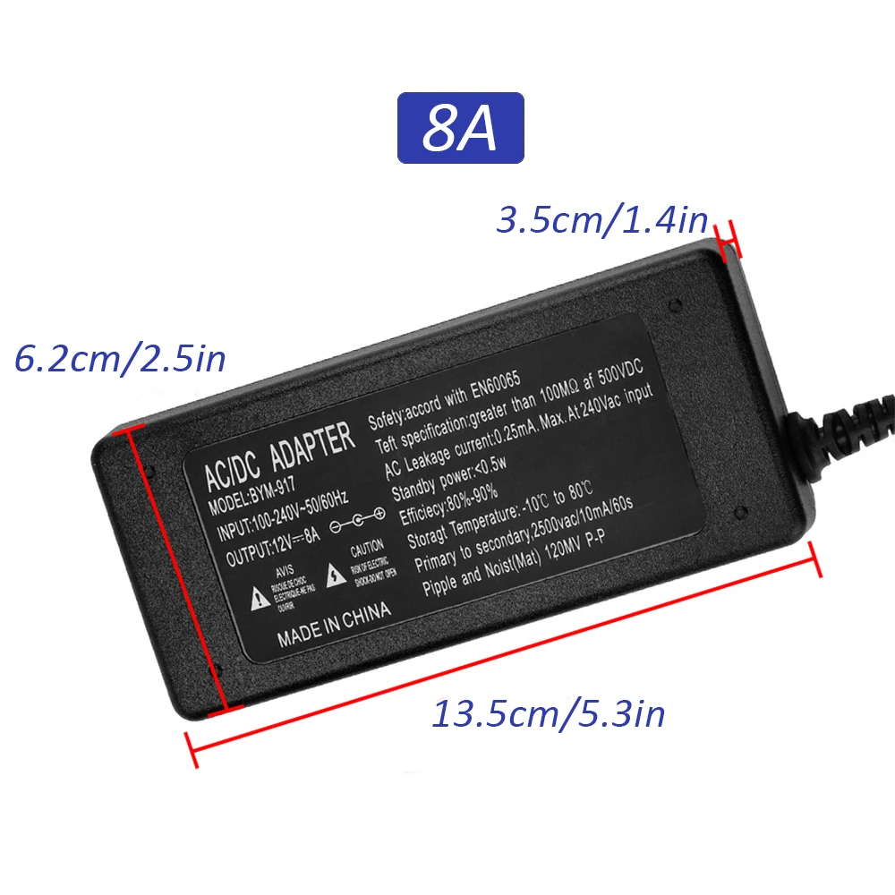 Блок питания для светодиодных лент 12 В 5 А/8 а/10 А|led driver transformer|led powerled power supply |