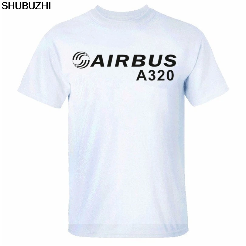 Airbus A320, новинка, Мужская хлопковая футболка с принтом, летняя новинка,, Мужская футболка, Прямая поставка, европейский размер, большой размер, sbz5096 - Цвет: white