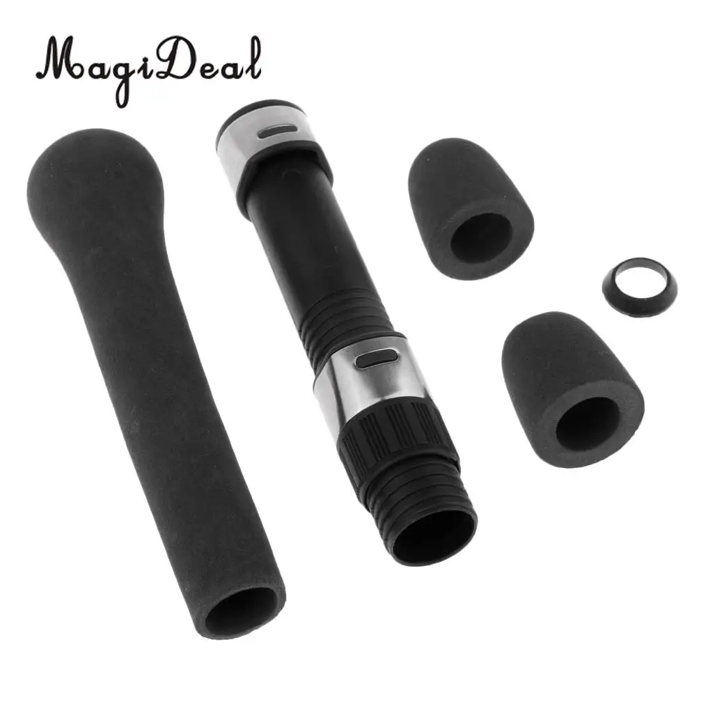 Род строительные Черный EVA спиннинг ручка для рыболовной удочки сцепление и 18 # DPS