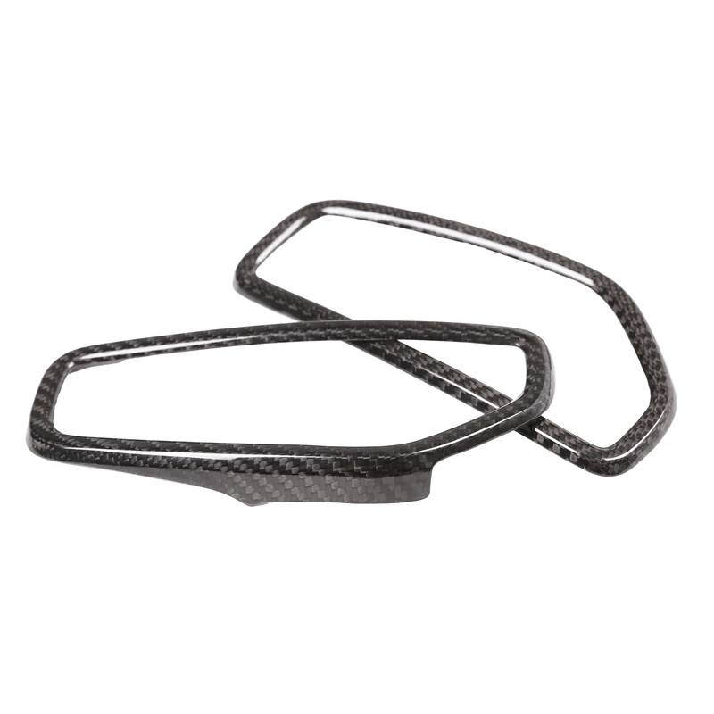 2 шт. настоящая Автомобильная панель из углеродного волокна кондиционер