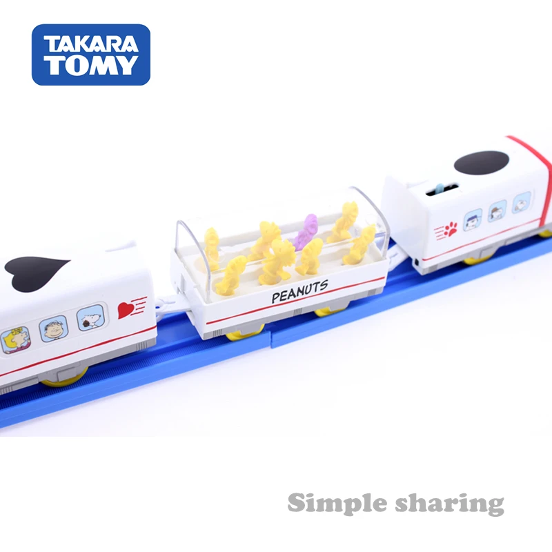 TAKARA TOMY SNOOPY & FRIENDS арахис мечта железная дорога моторизованная игрушка модель