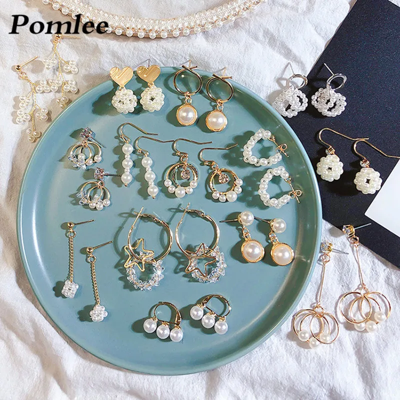 Pomlee Boho Бутылочки для эфирных масел Кристалл Висячие серьги женщин Свадебные