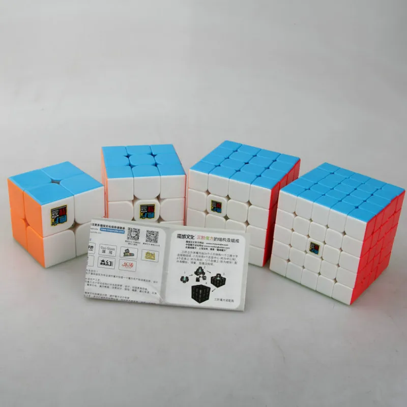 MoYu Mofangjiaoshi 2x2 3x3 4x4 5x5 Скорость квадратная Подарочная коробка Упаковка профессиональная Головоломка обучающие игрушки для детей Волшебный куб пакет