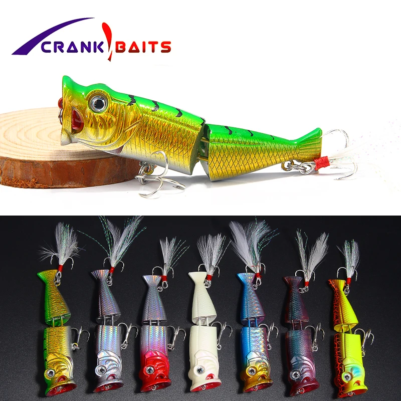 Кривошипные приманки topwater Popper искусственная популярная модель рыболовные