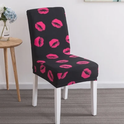 50pcs/lot Printing Chair Cover elastic seat chair covers painting slipcovers Restaurant banquet hotel home decoration | Дом и сад