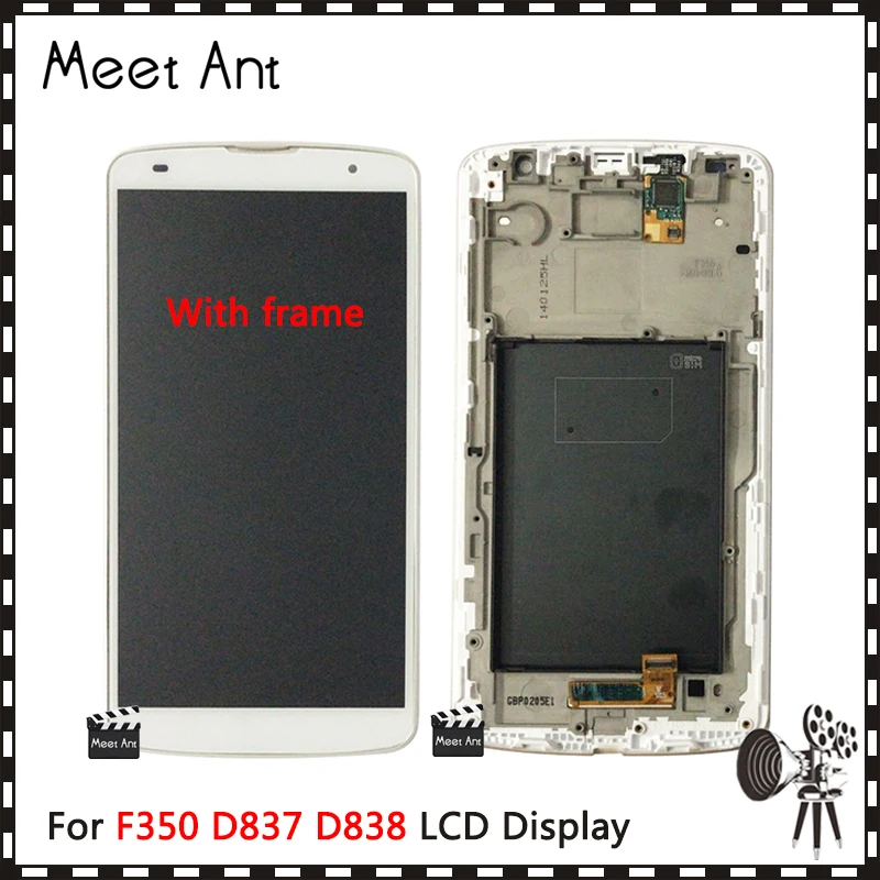 ЖК-экран 5 9 дюйма с дигитайзером сенсорного экрана в сборе для LG Optimus G Pro 2 F350 D837 D838 |