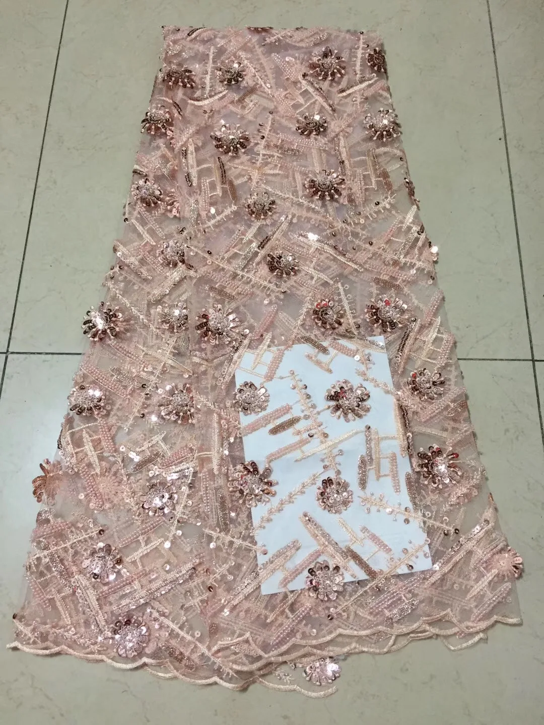 

High Quality African Guipure Cord Lace Fabric fuchsia color France soluble Water Lace For 2018 white guipure cord lace fabric