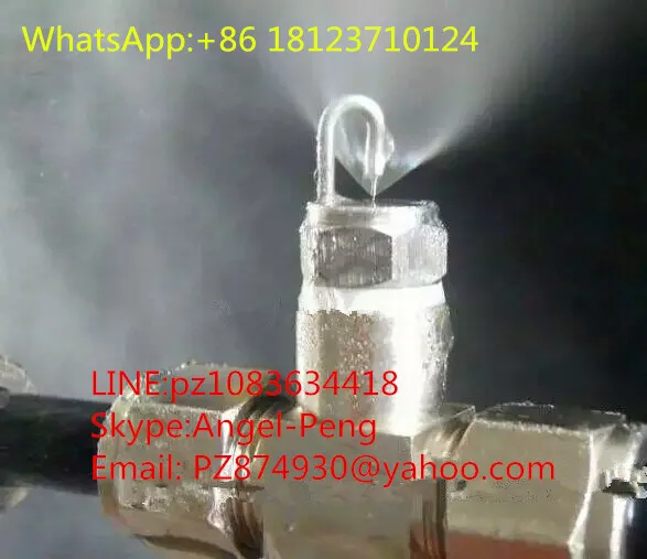 1/4 BSPT fog nozzle with SS filter ruby Impact Pin Mist Nozzle Impingement misting impact pin fogging cooling | Дом и сад