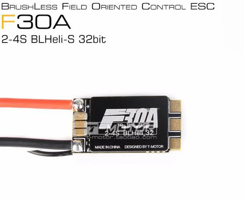 1PC F30A 32bit 2-4S BLHeli-S ESC Brushless Field Oriented Control Electronic Speed Controller for T-MOTOR F-Series Motor RC FPV | Игрушки и