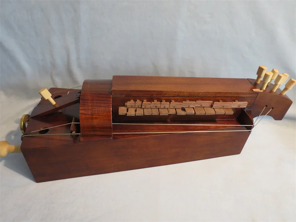Ручная работа 6 струн 24 клавиши Hurdy гурди, кленовое дерево