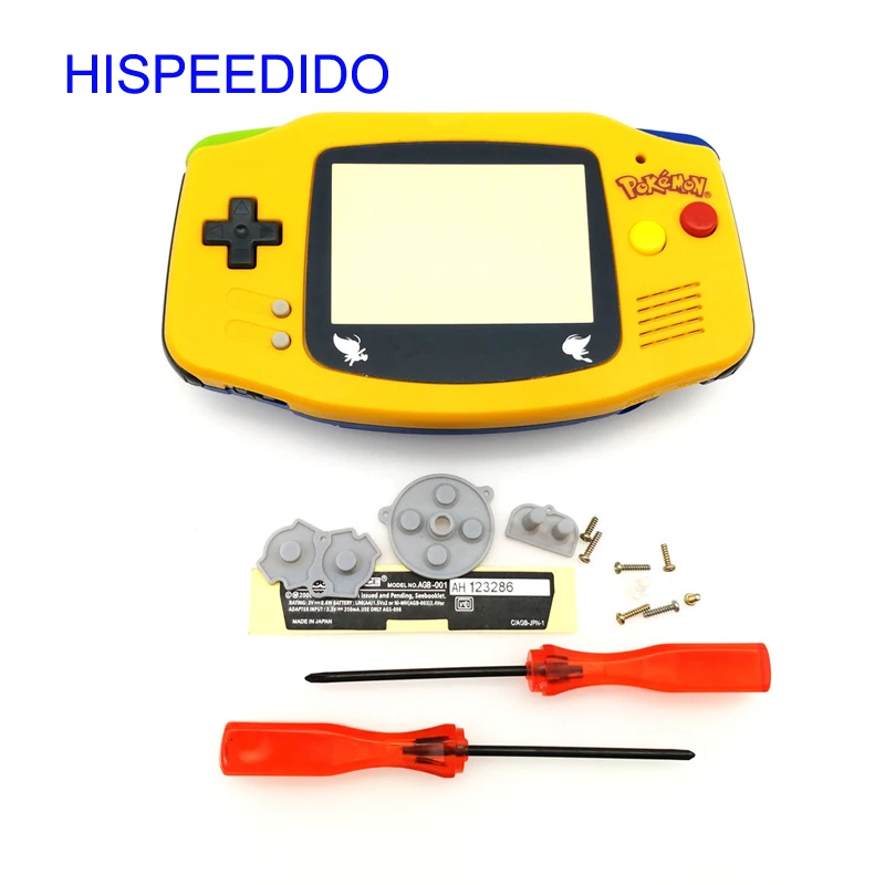 Замена HISPEEDIDO для Nintendo Game Boy Advance GBA корпус корпуса оболочки кнопки