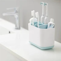 plastic multifunctional creative toothbrush holder toothpaste holder for bathroom accessories organizer toothbrush stand box