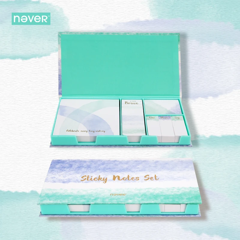 Никогда не акварель коллекция заметки комплект Блокнот набор сообщение дневник
