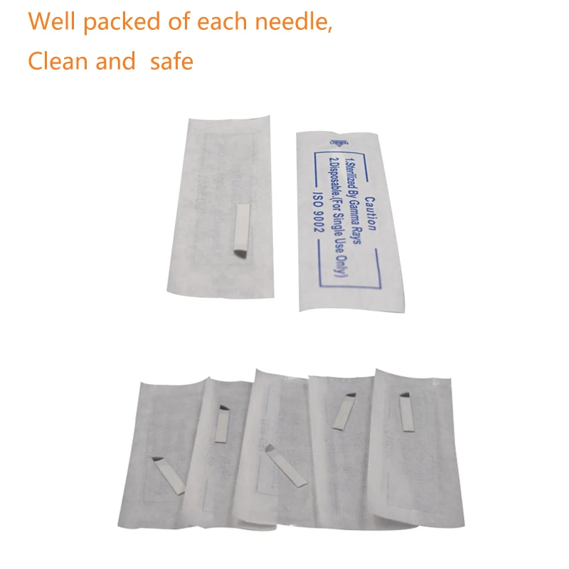 Татуажные иглы для перманентного макияжа лезвия тату 100 шт. 19Pin 3D вышивка бровей