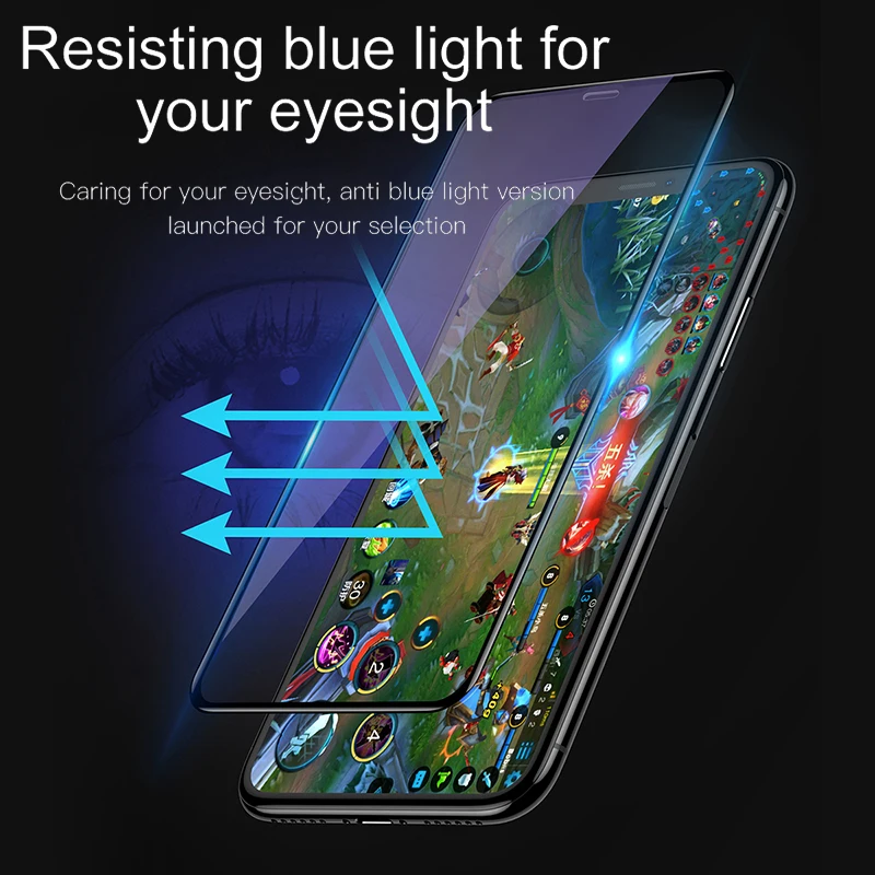 Baseus 0,2 мм Защитная пленка для экрана из закаленного стекла для iPhone XS Max XR X S R Xsmax Защитная пленка для iPhone XS