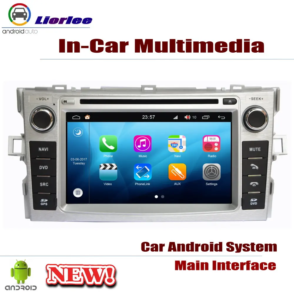 Автомобильный dvd-плеер для Toyota Verso/SportsVan 2009~ gps навигация Android 8 Core A53 процессор Радио BT SD USB AUX wifi