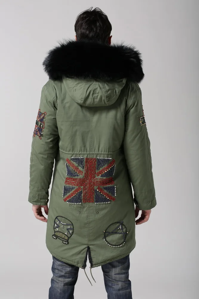 Лидер продаж мужские зимние меховые пальто розничная и оптовая продажа новый