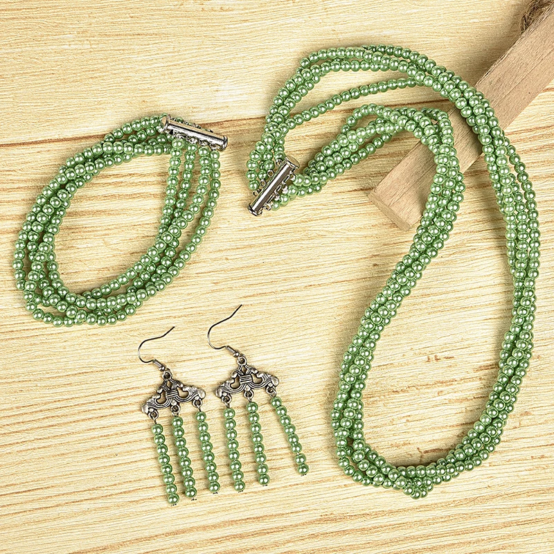 Выбрать размер зеленый 4 мм уникальный стиль оболочки женский браслет 20 дюймов 7 5