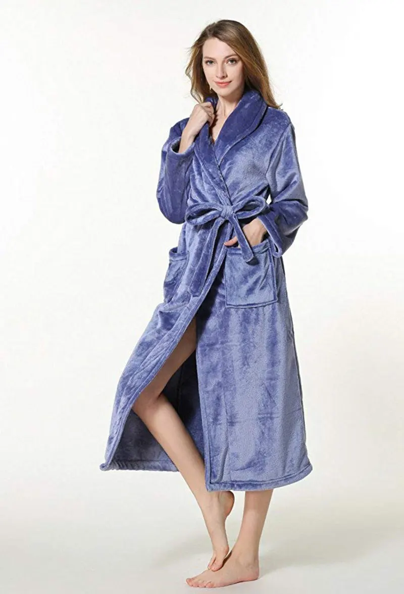 2018 зимние Лаванда печати фланель теплая Пижама Для женщин пикантные Полотенца