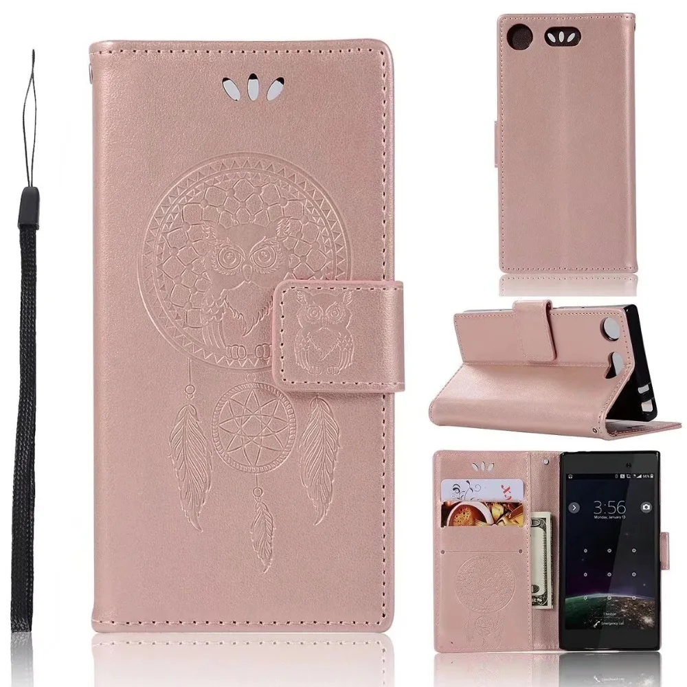 Флип кожаный чехол для sony XZ1 компактный кошелек Fundas штатив телефона|case for sony|leather