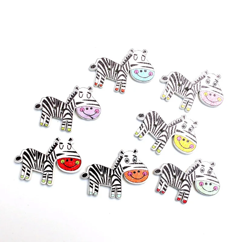 50 шт., деревянные пуговицы в виде зебры, 29 х21 мм 50 шт., деревянные пуговицы в виде зебры, 29 х21 мм