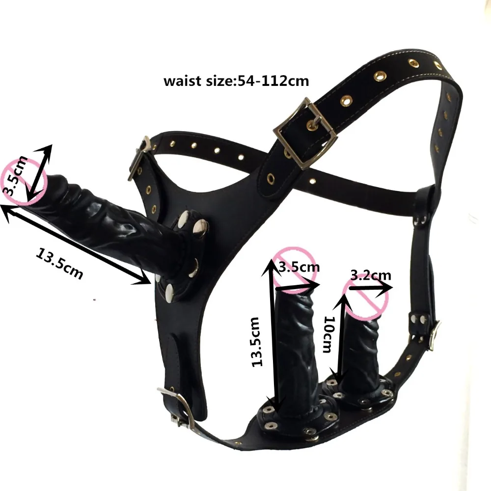 Новый дилдо страпон съемные 3 фаллоимитатора ремешок на пенис фаллоимитатор без