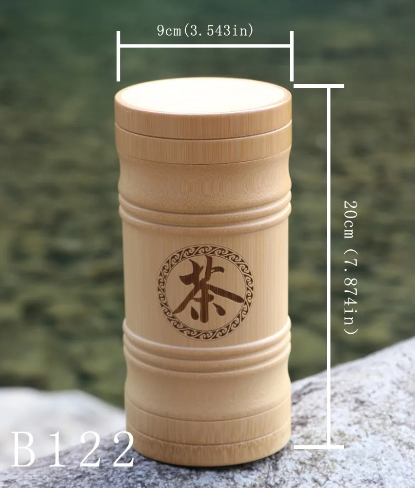 Натуральная бамбуковая коробка для чая баночка с крышкой контейнер для хранения банка для кофе специй сыпучих продуктов конфеты кухня герметичный горшок банки